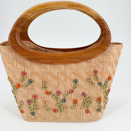 Borsa mano vintage paglia - in,
