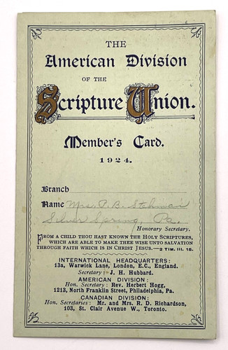 1924 scritture union member - 1924,