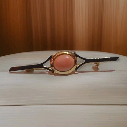 Spilla vintage corallo rosa - spilla,