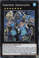 yu gi oh ita 1ed super rara  ra04-it065 Sirenide Abissgaios