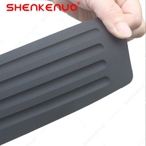 Black car rear bumper - black,