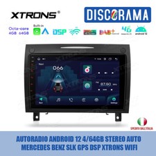 AUTORADIO ANDROID 12 4/64GB STEREO AUTO MERCEDES BENZ SLK GPS DSP XTRONS WIFI