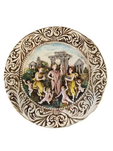 Piatto decorativo ceramica - piatto,