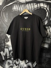 T-shirt uomo Guess Originals Los Angeles con logo ricamato taglia large