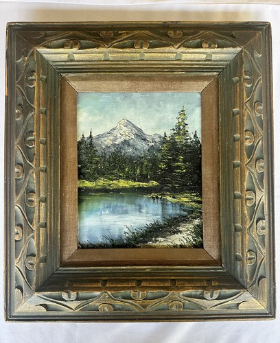 Dipinto olio vintage - , paesaggio