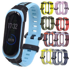 Cinturino braccialetto SPORT RUGGED silicone con fibbia per Xiaomi Mi Band 4 5 6