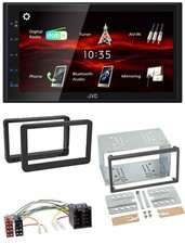 Autoradio JVC USB Bluetooth MP3 DAB 2DIN per Alfa Romeo 159 Spider Brera dal 05 N