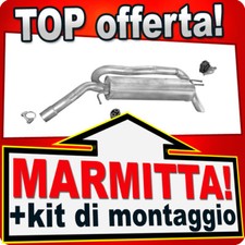 Silenziatore Posteriore per FIAT STILO 1.8 16V 133CV 2001-11.2006 Marmitta