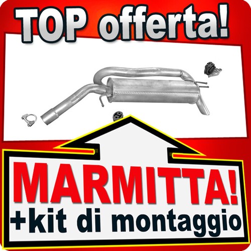 Silenziatore posteriore per - silenziatore,