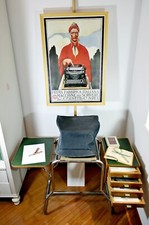 rare TYPEWRITER MACCHINA DA SCRIVERE OLIVETTI ICO M40 con supporto dattilo 4 c