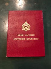 MONETA 500 lire ARGENTO SEPTEMBER 1978, CITTÀ DEL VATICANO, SEDE VACANTE, FDC