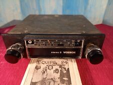 Autoradio epoca Voxson Sonar Stereo 8 con radio, cassette e istruz. di montaggio