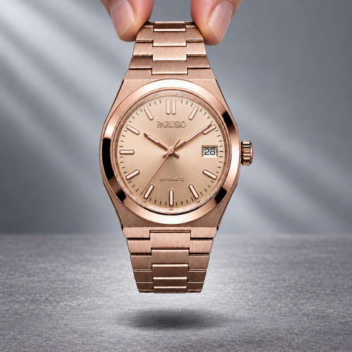 Bracciale acciaio oro rosa