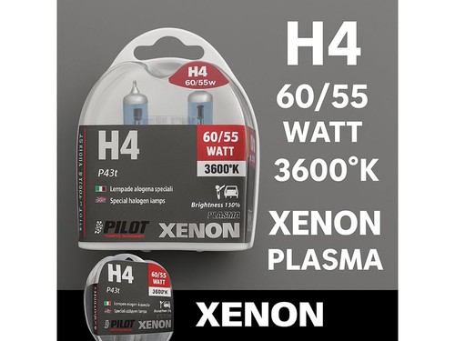 Lampade pilot plasma xenon - h4,