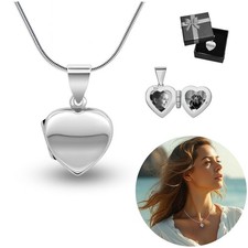 Medaglione foto cuore vero - medaglione,