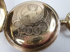 OROLOGIO DA TASCA SAVONETTE AGORA WATCH REMONTOIR JURA WC MADE SWISS X TASCHINO