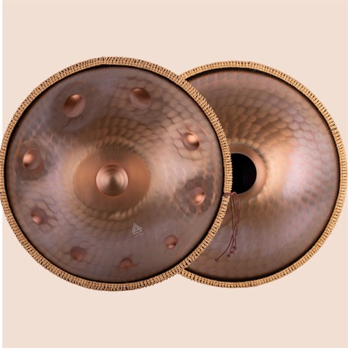 Handpan oro rosa - note, 432