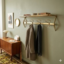 Appendiabiti Vintage Ottone