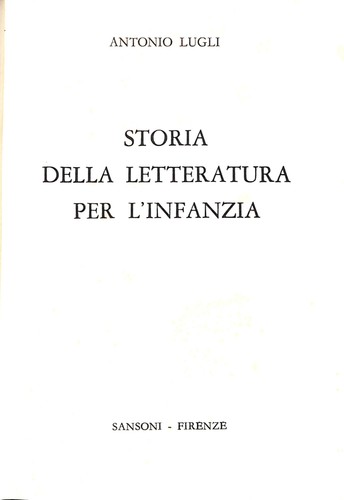 Storia della letteratura per