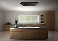 GURARI GCH C 343 BL 120 cappa aspirante da incasso 120 cm vetro nero motore EBM