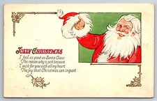 Cartolina d'epoca Natale Babbo
