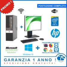 POSTAZIONE HP i5 PC SMART WORKING ONLINE INFORMATICA WINDOWS 10 COMPUTER 