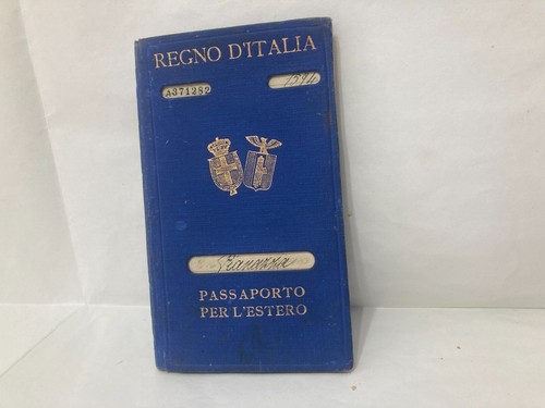 Regno italia passaporto per - regno,