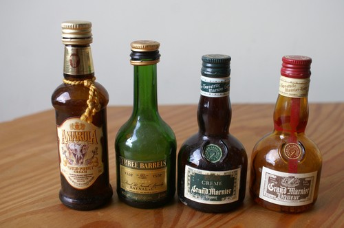 Four empty miniatures - four, grand