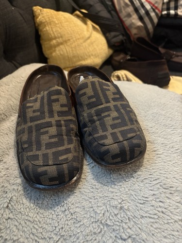 Mocassini slip fendi super - mocassini,