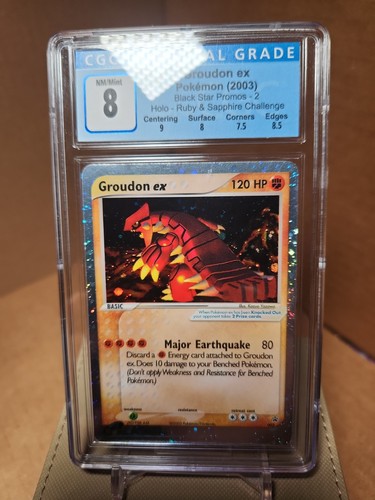 Groudon 2003 black star - ex,