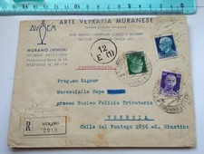 MURANO (VE) 1942 " AVEM "  ARTE VETRARIA MURANESE  _ SOLO BUSTA  per VENEZIA