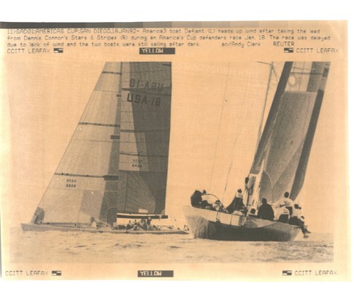 Racing sail yachts - sail, stelle