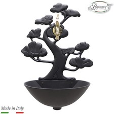 Fontana a muro Azalea colore ghisa con rubinetto in ottone lucido casa giardino