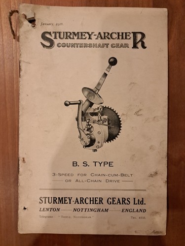 Sturmey archer 1926 s - archer,