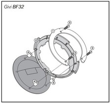 Flange GIVI bf32