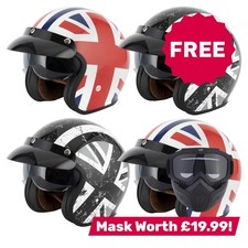 Casco moto aperto Vcan H589