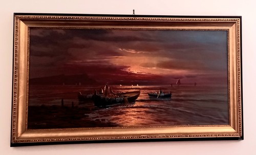 Quadro olio tela remo - quadro,