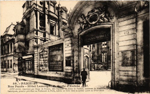 Cpa paris rue - cpa,