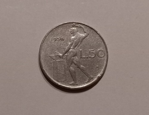 Moneta antinca lire 1956 - antinca,