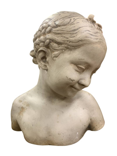 Mezzo busto bimba - busto, terracotta