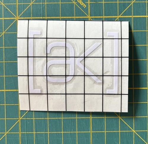Adesivo logo burtonak bianco - burtonak, /