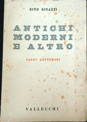 Antichi moderni altro - antichi,