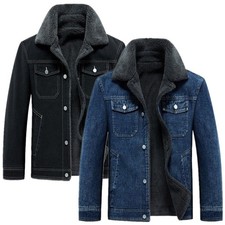 Giacca imbottita denim spesso