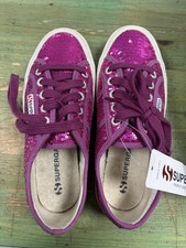 Superga fuxia silver n 35
