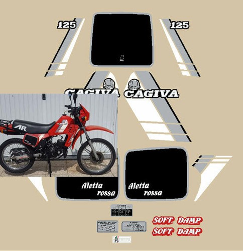 Cagiva aletta rossa 125 - aletta,