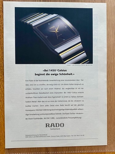 Rado diastar carburo - rado, di