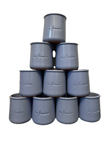 Lotto vasi yogurt ceramica - vasi,