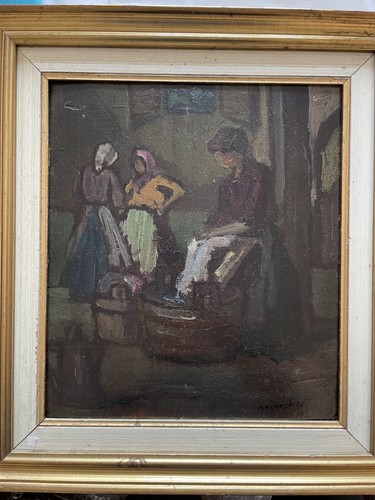 Anacleto margotti olio su - -,
