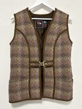 Gilet foderato in tweed