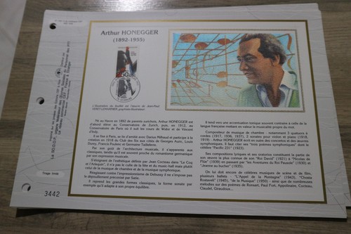 Feuillet cef 1992 1er jour - feuillet,